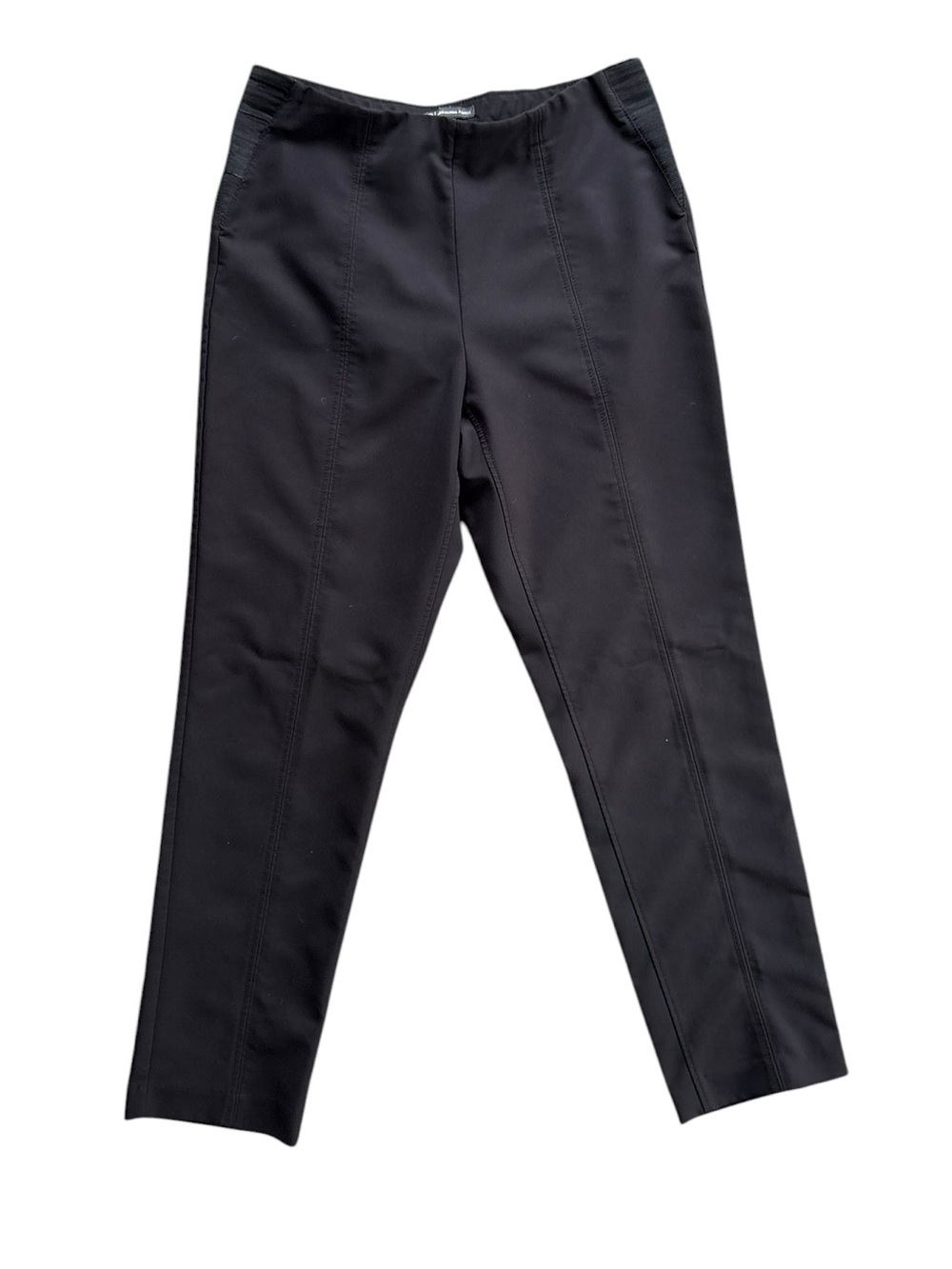Adrianna Papell Black Pull-On Stretch Career Pants Size 8